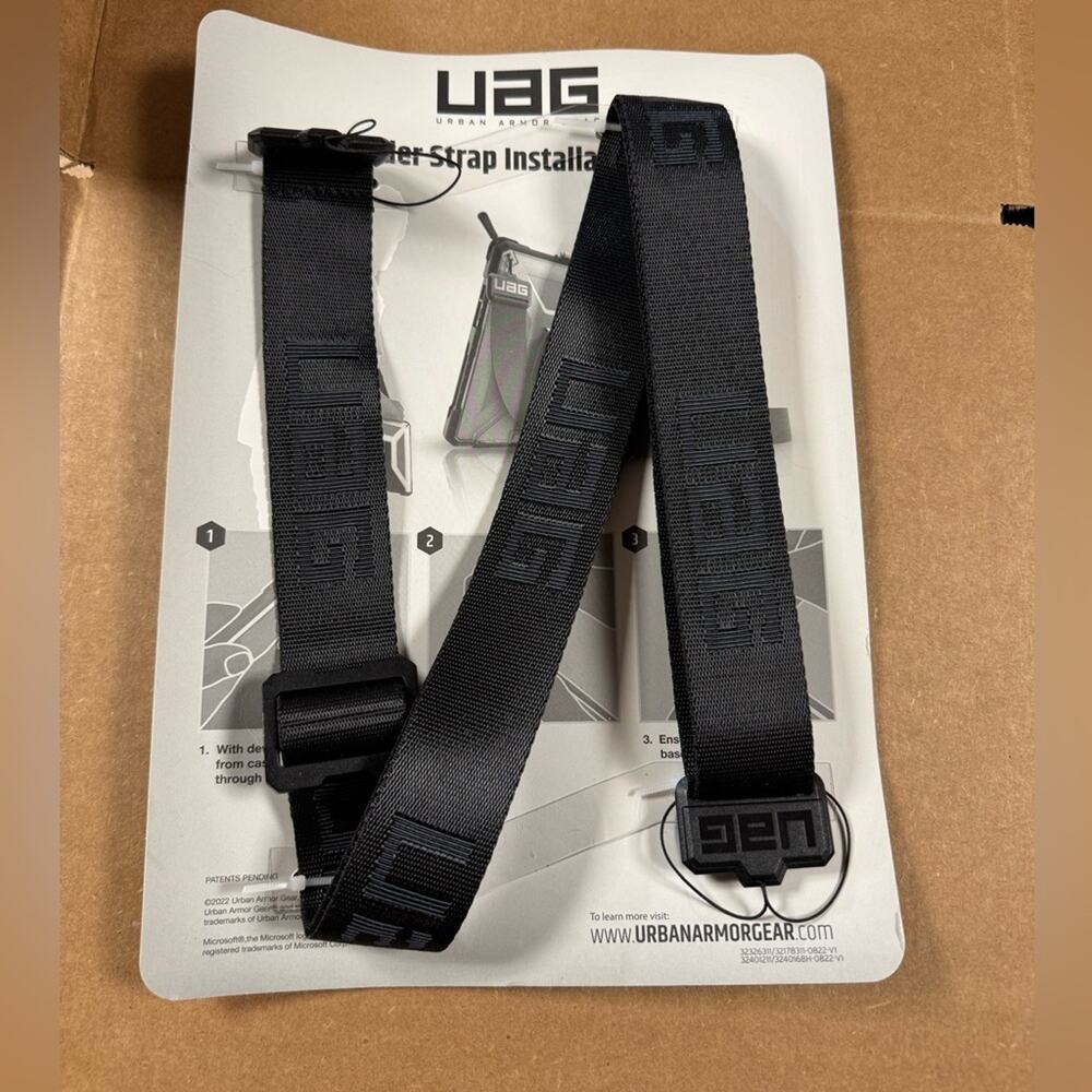 UAG Black Tablet Case Shoulder Strap with Adjustable Length NWT